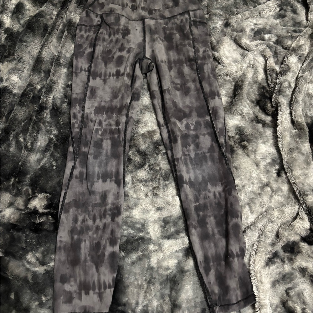 RBX Gray Tie-Dye Leggings